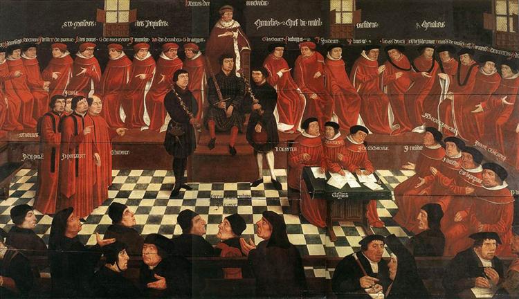 The High Council, c.1525 - Jan Gossaert