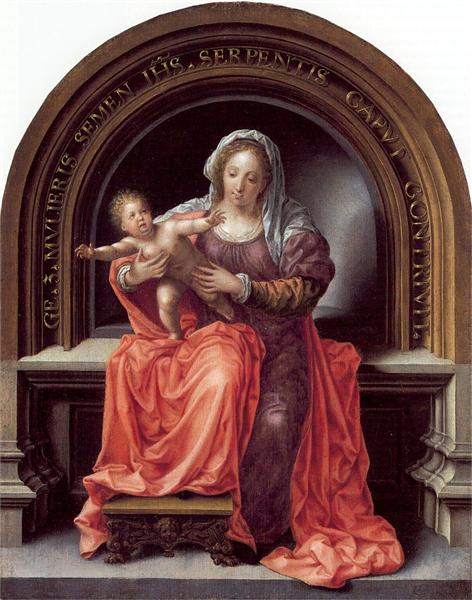 The Virgin and Child, 1527 - Jan Mabuse