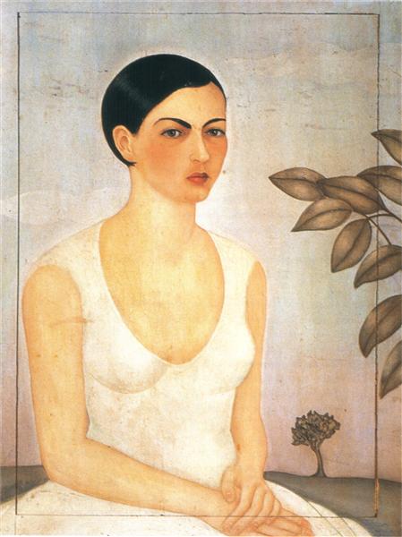 Portrait of Cristina My Sister, 1928 - Frida Kahlo