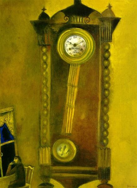 Часы, 1914 - Марк Шагал