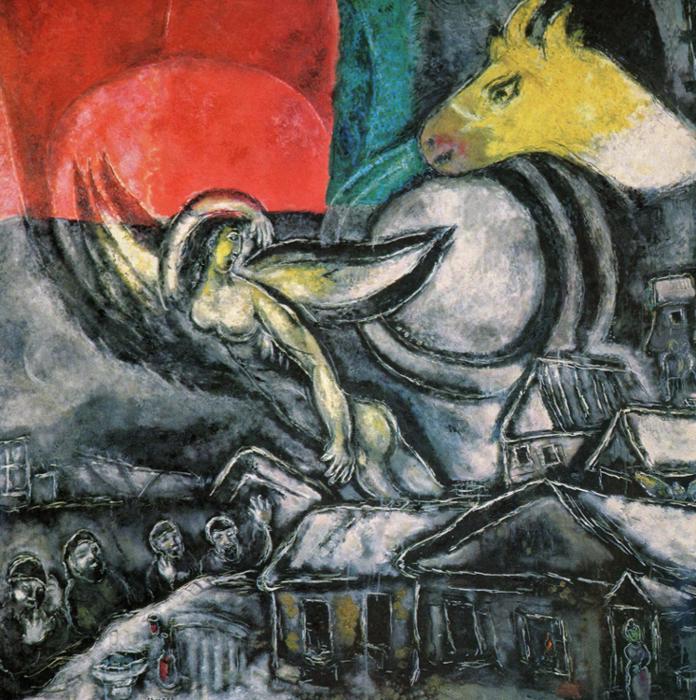 Marc Chagall - Angel | Marc chagall, Chagall, Lithograph