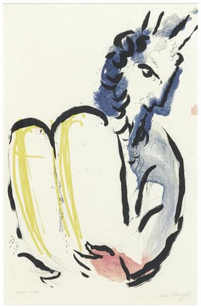 Моисей, 1956 - Марк Шагал