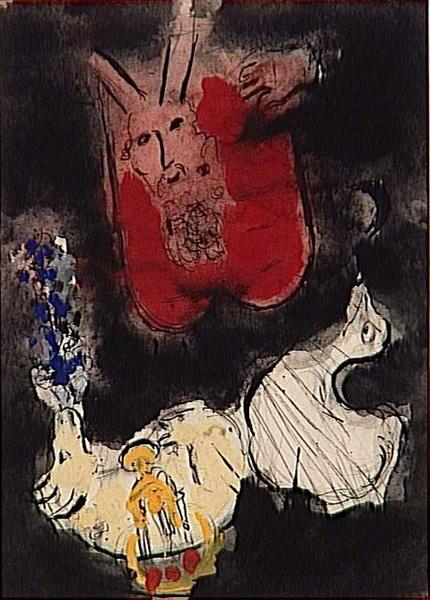 Moses, 1966 - Marc Chagall