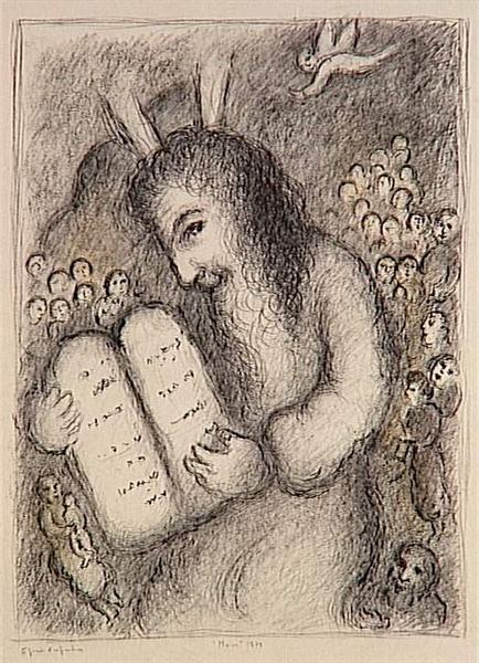 Moses, 1972 - Marc Chagall