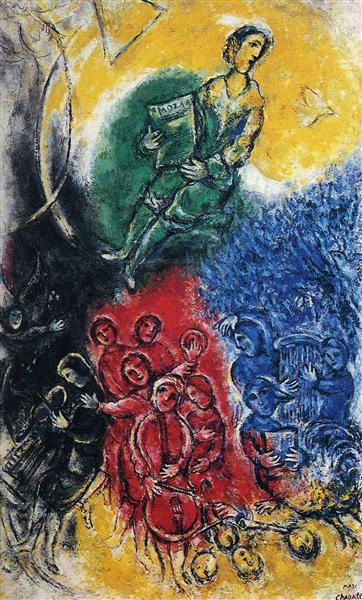 Музика, 1963 - Марк Шагал