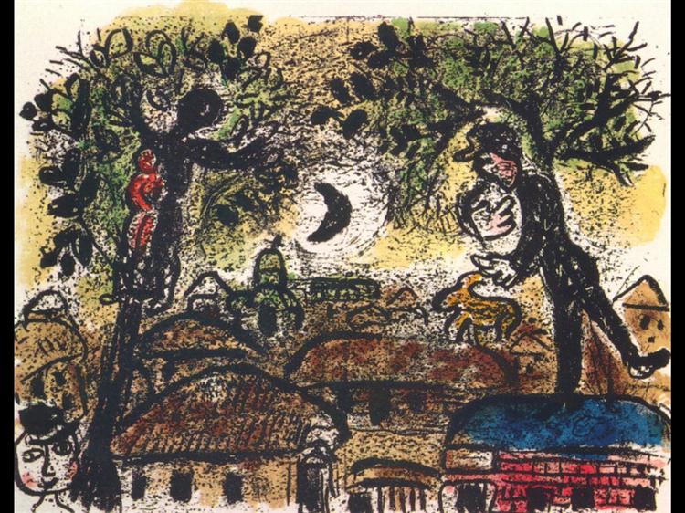 Black moon, 1965 - Marc Chagall