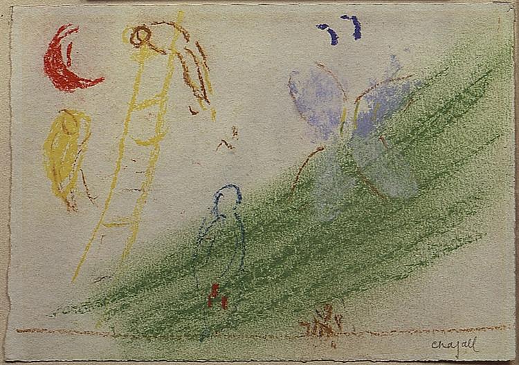 The Jacob's Dream, c.1963 - Marc Chagall