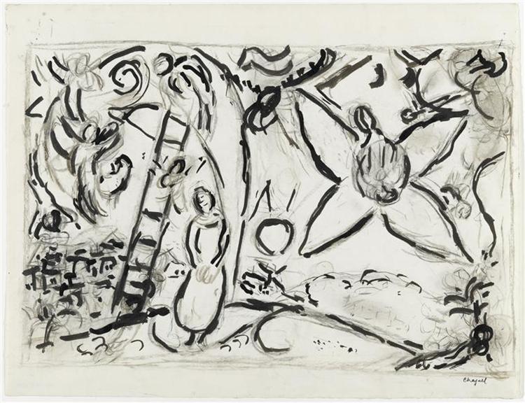 Мрія Якова, c.1963 - Марк Шагал
