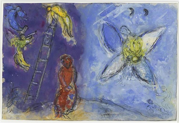The Jacob's Dream, c.1963 - Marc Chagall