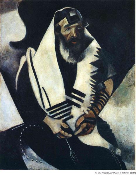 The Praying Jew (Rabbi of Vitebsk), 1914 - Marc Chagall