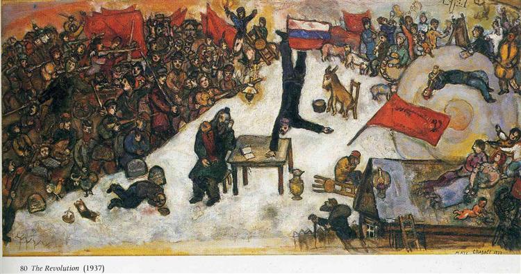 The Revolution, 1937 - Marc Chagall