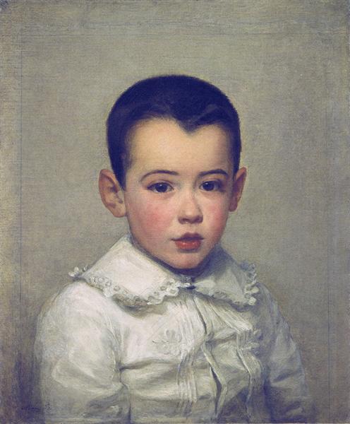 Pierre Bracquemond as child, 1878 - Marie Bracquemond