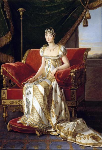 Retrato de Paulina Bonaparte, 1808 - Marie-Guillemine Benoist