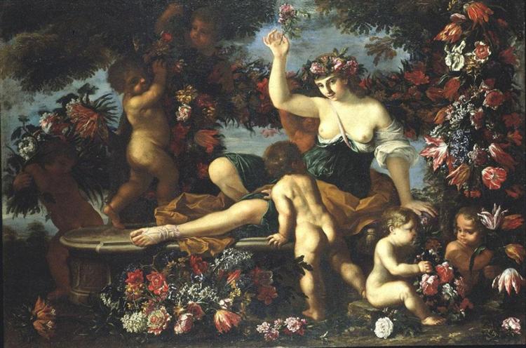 Spring, 1660 - Маріо Де Фьйорі