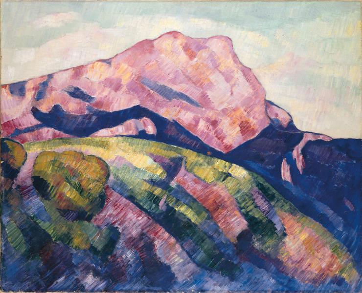 Mont Sainte-Victoire, 1927 - Марсден Хартли