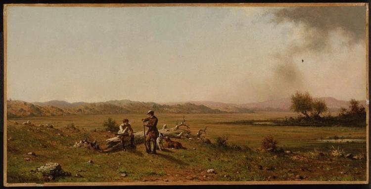 Hunters Resting, 1863 - Martin Johnson Heade