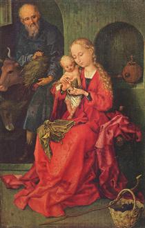 A Família Sagrada - Martin Schongauer