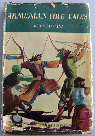 Cover of 'Armenian Folk Tales' by I. Khatchatryantz, 1946 - Martiros Sarjan