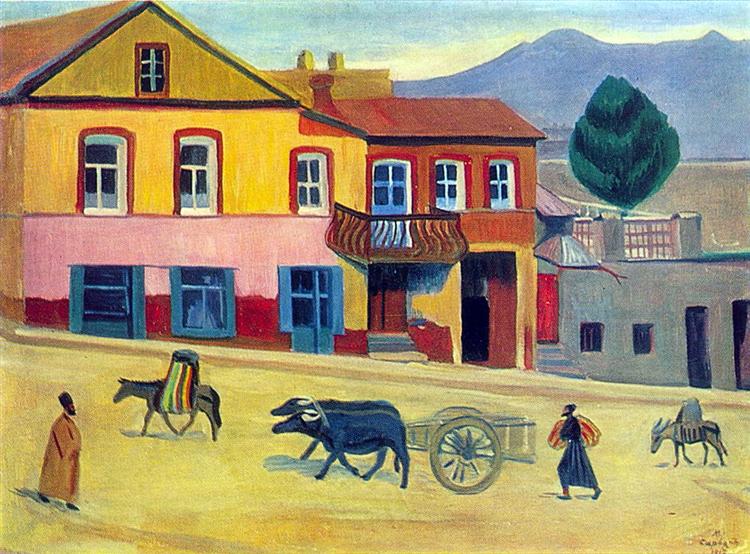 Old Tbilisi, 1917 - Мартирос Сарьян