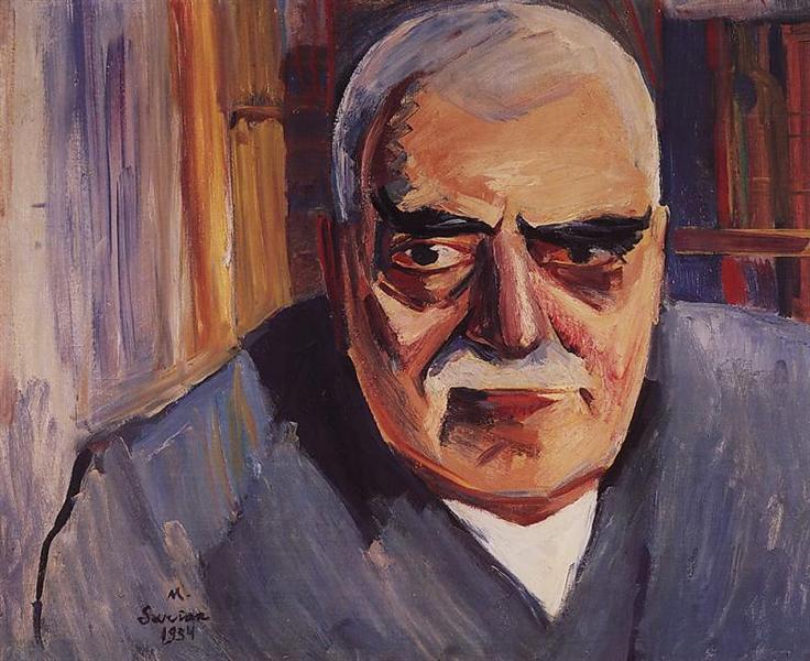Portrait of architect Toros Toramanian, 1934 - Мартирос Сарьян