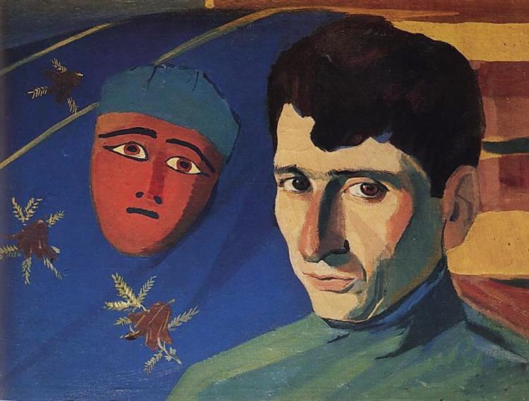 Portrait of the poet Yeghishe Charents, 1923 - Martiros Sarjan