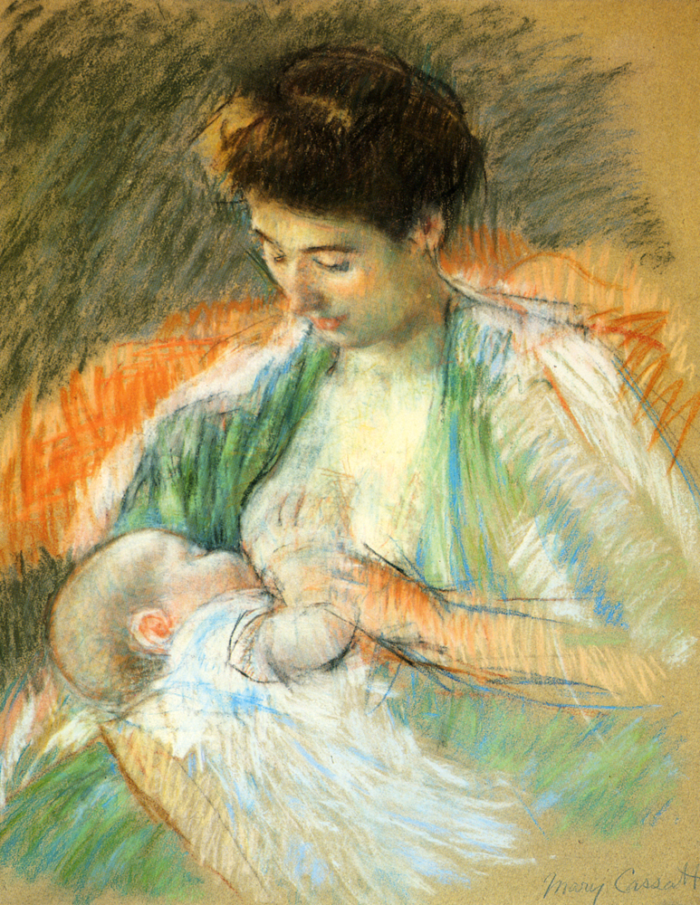 Mother Rose Nursing Her Child C  Mary Cassatt