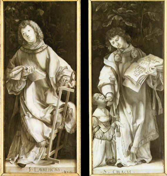 St. Lawrence and St. Cyricus, 1509 - 1511 - Матиас Грюневальд