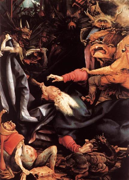 The Temptation of St. Anthony (detail), 1510 - 1515 - Matthias Grünewald