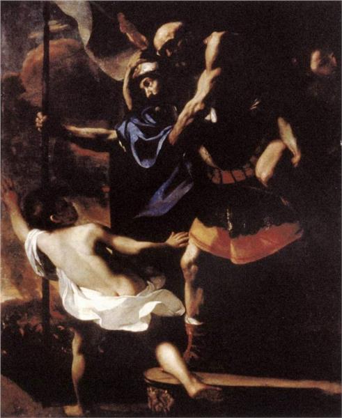 Aeneas, Anchises and Ascanius Fleeing Troy, 1635 - Mattia Preti