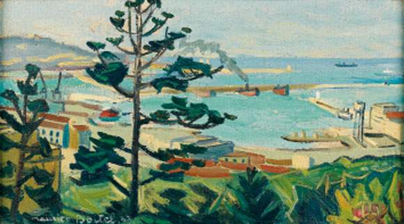 Alger, le Port, 1947 - Maurice Boitel
