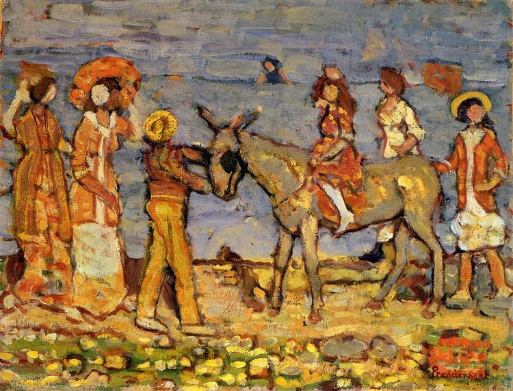 Donkey Rider, c.1910 - c.1913 - Моріс Прендергаст