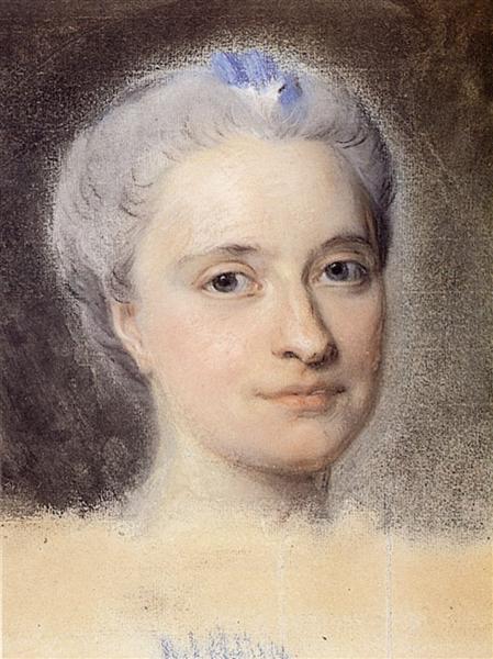 Marie Josephe of Saxony - Maurice Quentin de La Tour