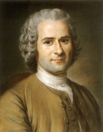 Portrait of Jean-Jacques Rousseau, 1753 - Quentin de La Tour