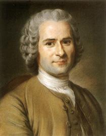 Portrait of Jean-Jacques Rousseau - Морис Кантен де Латур
