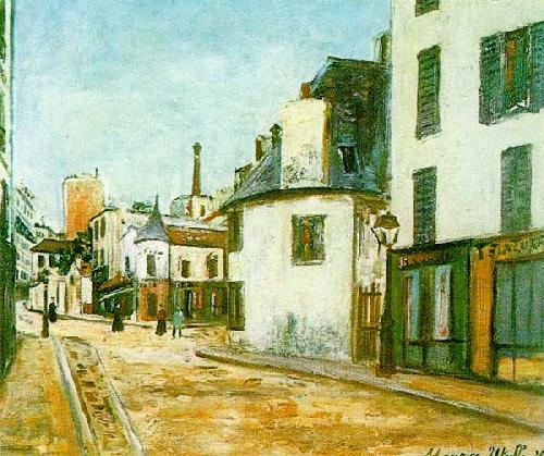 Street Mont-Cenis - Maurice Utrillo