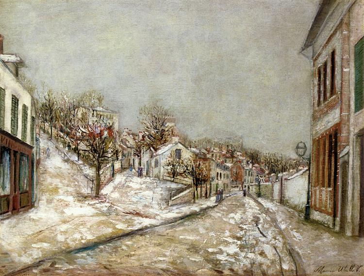 View of Pontoise - Maurice Utrillo