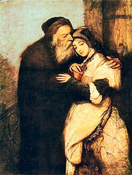 Shylock and Jessica, 1876 - Maurycy Gottlieb