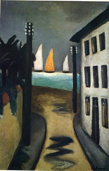 Small Landscape, Viareggio, 1925 - Max Beckmann