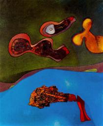 A maiden, a widow and a wife - Max Ernst