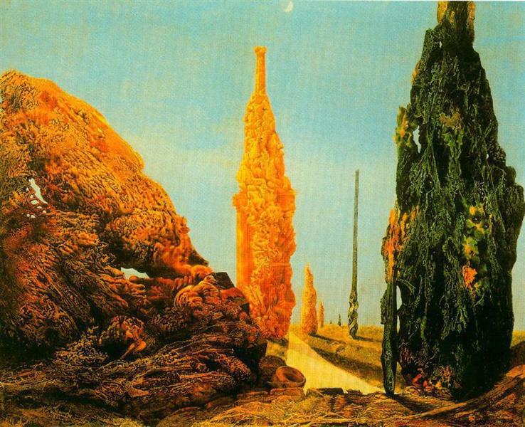 Lone Tree and United Trees, 1940 - Max Ernst