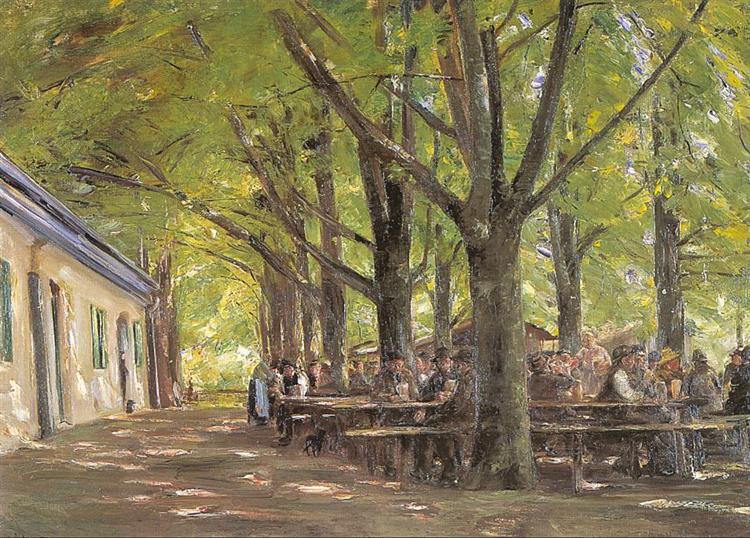 A Country Brasserie, Brannenburg, Bavaria, 1894 - 马克思·利伯曼