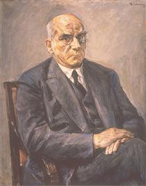 Portrait of Otto Braun - 马克思·利伯曼