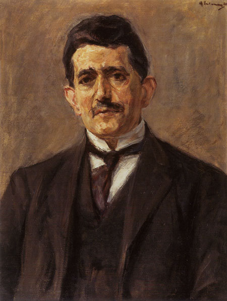 Portrait of the publisher Bruno Cassirer, 1921 - 马克思·利伯曼