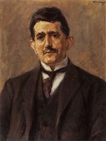 Portrait of the publisher Bruno Cassirer - Макс Либерман