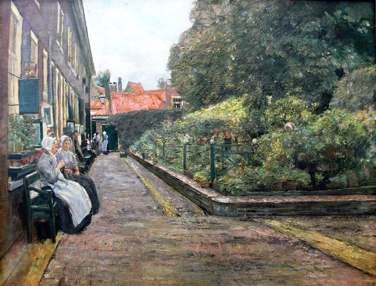 Stevenstift in Leiden, 1889 - Макс Либерман