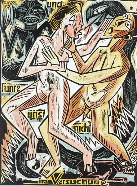 And lead us not into temptation, 1922 - Max Pechstein