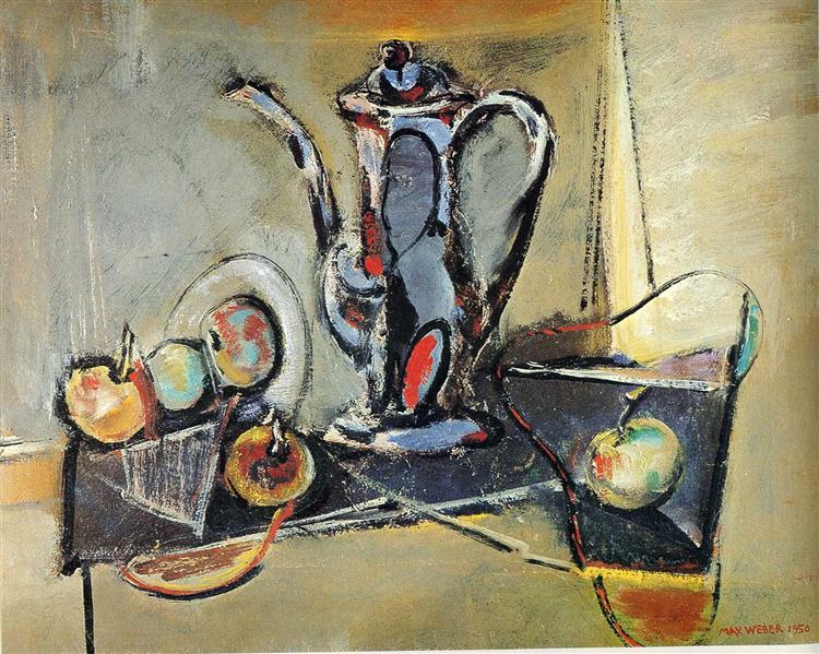 Still Life with Apples, 1950 - Макс Вебер