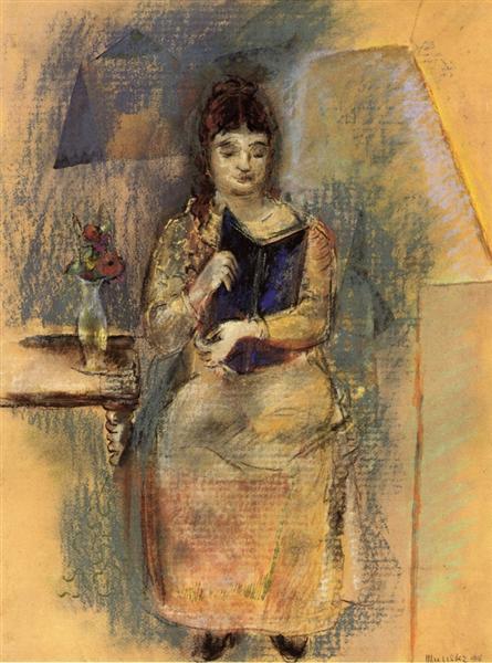 Woman Reading, 1916 - Макс Вебер