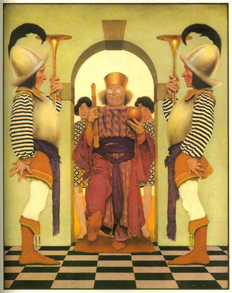 The Knave of Hearts, 1925 - Maxfield Parrish