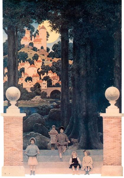 The Sugar-plum Tree, 1904 - Максфилд Пэрриш